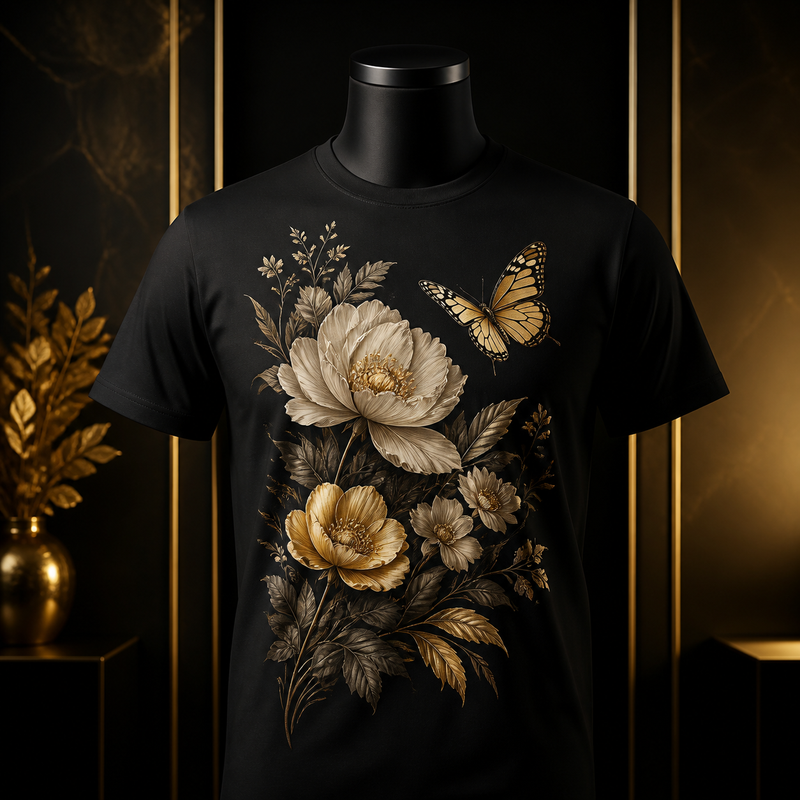 Flower, Botanical & Butterfly Graphic
